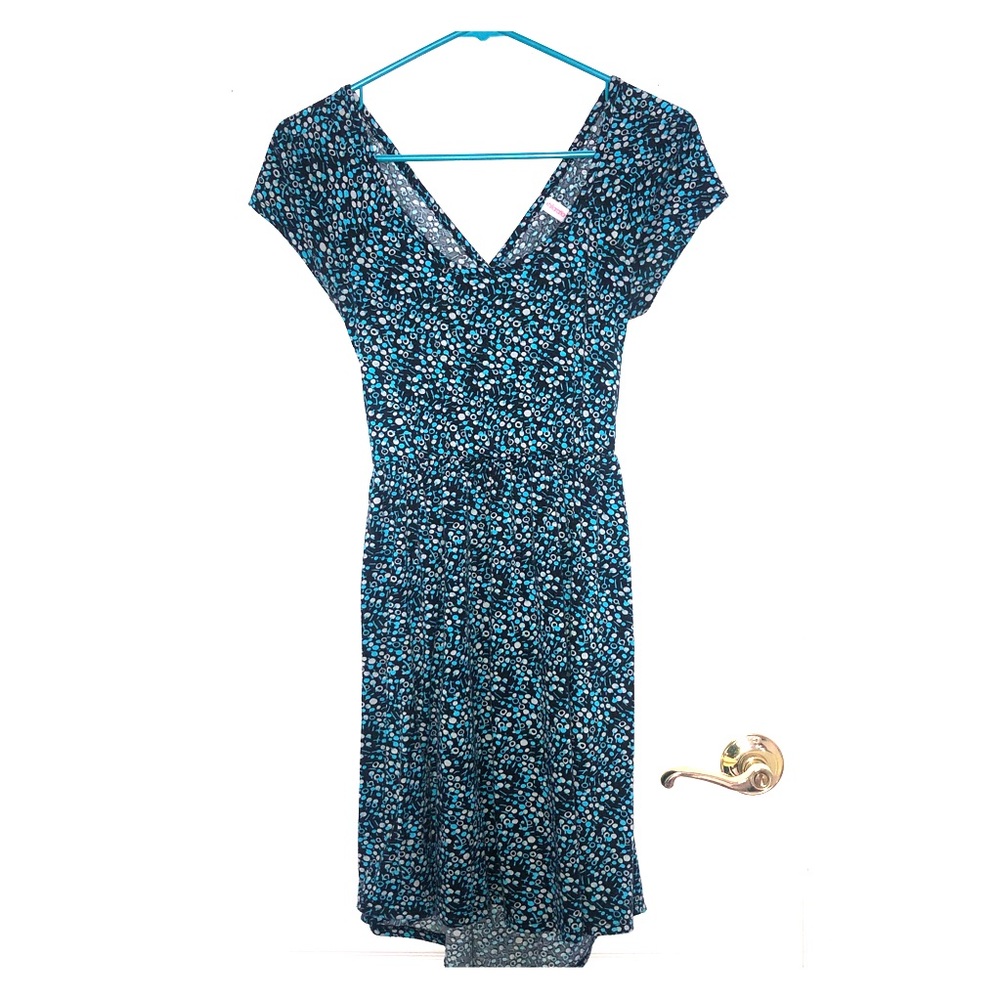 Fun print high-low dress